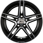 BROCK - B33 SCHWARZ GLANZ VOLL-POLIERT (SGVP) 8X18 LK:5/115 ET:40 ML:70,2